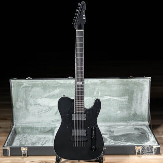 ESP Guitars ESP E-II T-B7 Baritone 7-String EMG Guitar w/ Case – Black Satin