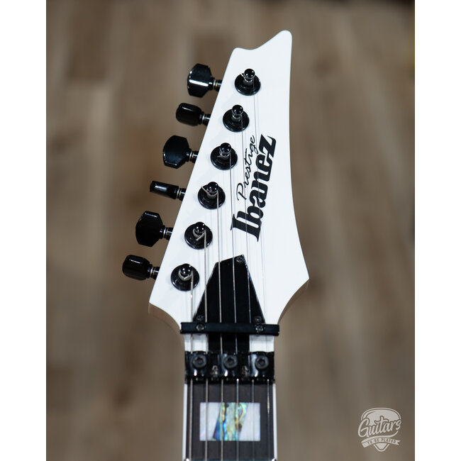 Ibanez RG653DX Prestige HH Guitar w/ Case – White Flat (Demo)