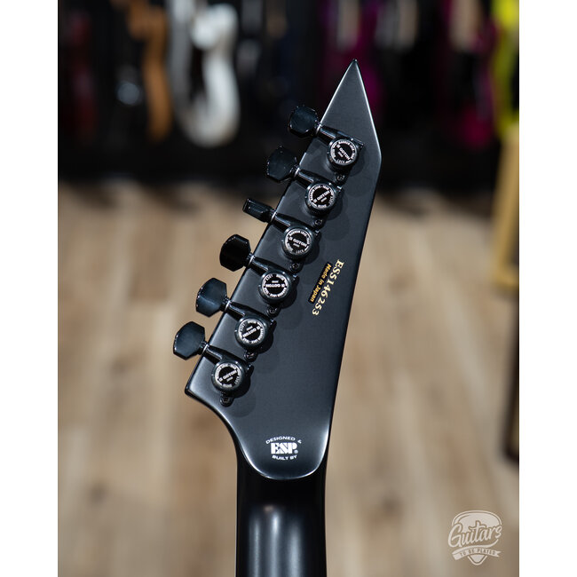 ESP E-II M-II HT Neck Thru Guitar w/ Case – Black Natural Fade (B-stock)