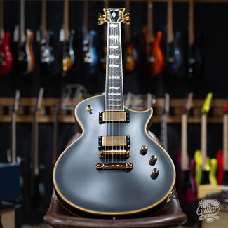 ESP Guitars ESP E-II Eclipse DB EMG Electric Guitar w/ Case – Vintage Black (B-stock)