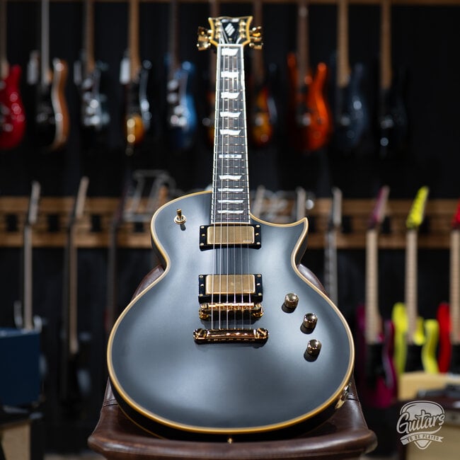 ESP E-II Eclipse DB EMG Electric Guitar w/ Case – Vintage Black (B-stock)