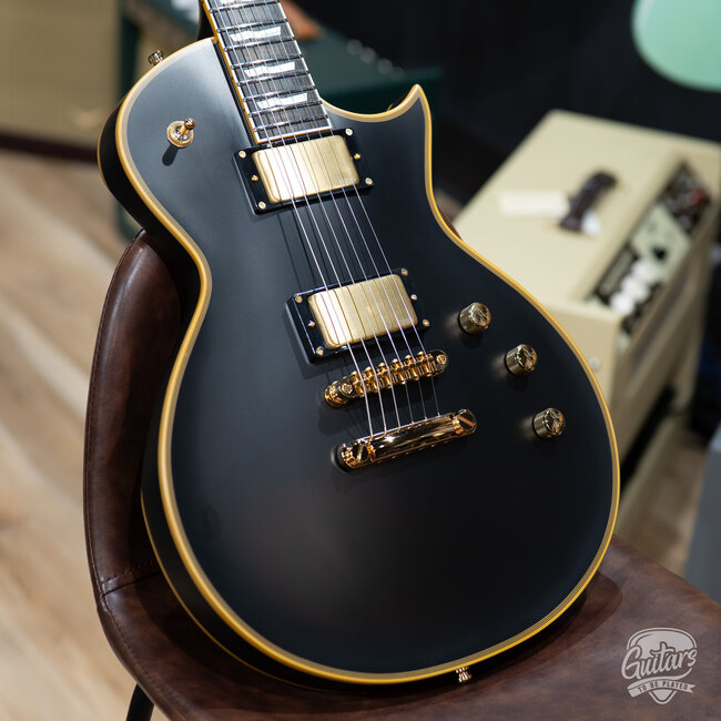 ESP E-II Eclipse DB EMG Electric Guitar w/ Case – Vintage Black (B-stock)
