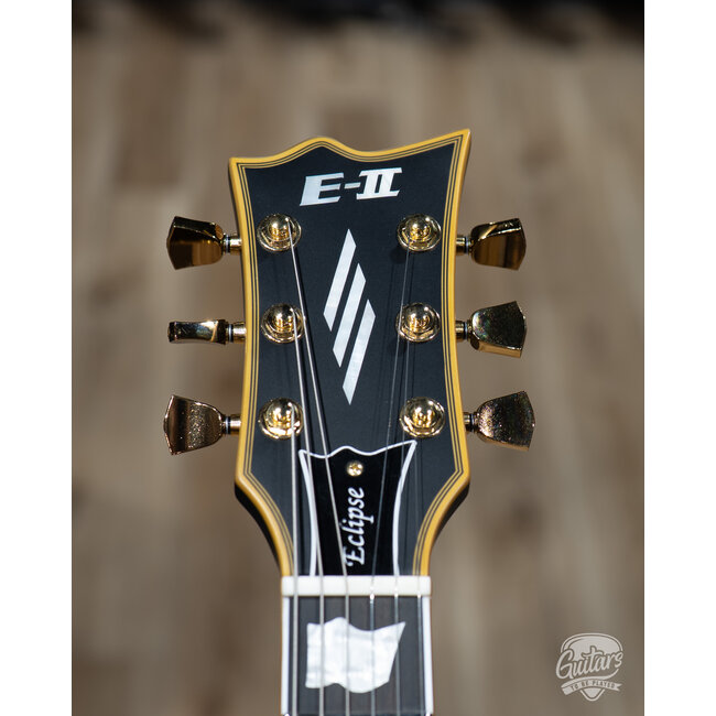 ESP E-II Eclipse DB EMG Electric Guitar w/ Case – Vintage Black (B-stock)