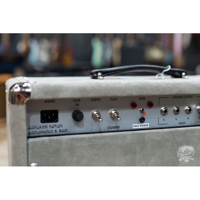 Amplified Nation Ampliphonix & Gain 50W Combo w/ Half Power Switch –Silver Suede