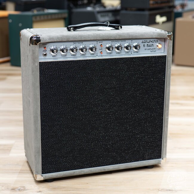 Amplified Nation Ampliphonix & Gain 50W Combo w/ Half Power Switch –Silver Suede