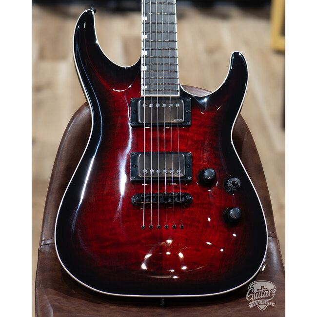 ESP E-II Horizon NT-II EMG w/ Case – See Thru Black Cherry Sunburst (B-stock)