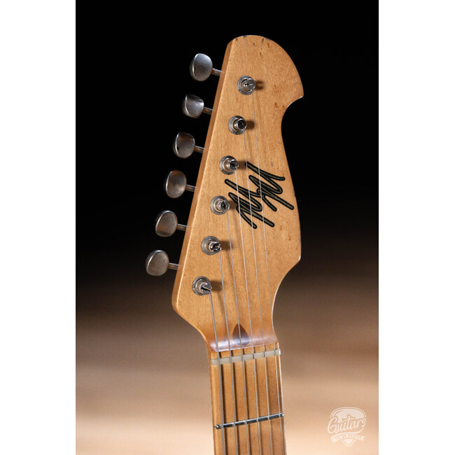 Mario Martin Guitars Ash/Paulownia S-Style w/ Fralin Vintage Hots – Black
