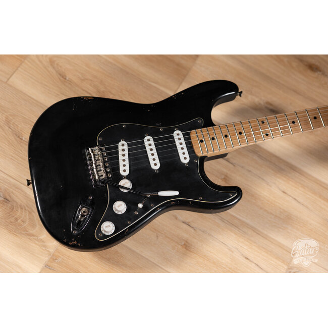 Mario Martin Guitars Ash/Paulownia S-Style w/ Brickhouse Pickups – Black