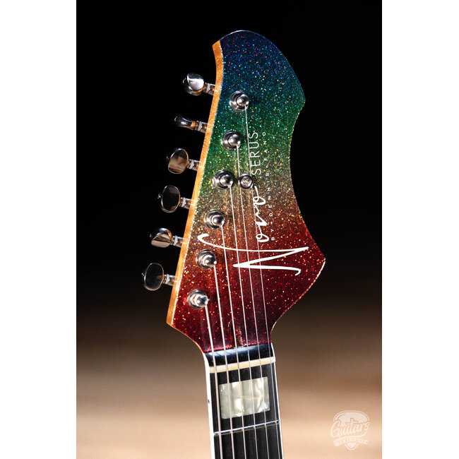 Novo Signature Serus J 3x Technicolor Foils w/ Ebony Fretboard – Dark Side Sparkle