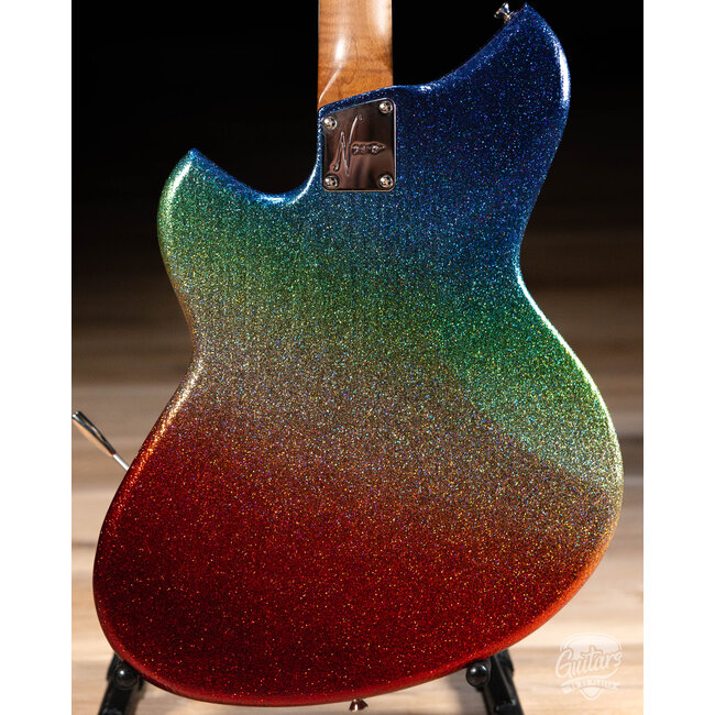Novo Signature Serus J 3x Technicolor Foils w/ Ebony Fretboard – Dark Side Sparkle