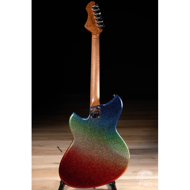 Novo Signature Serus J 3x Technicolor Foils w/ Ebony Fretboard – Dark Side Sparkle