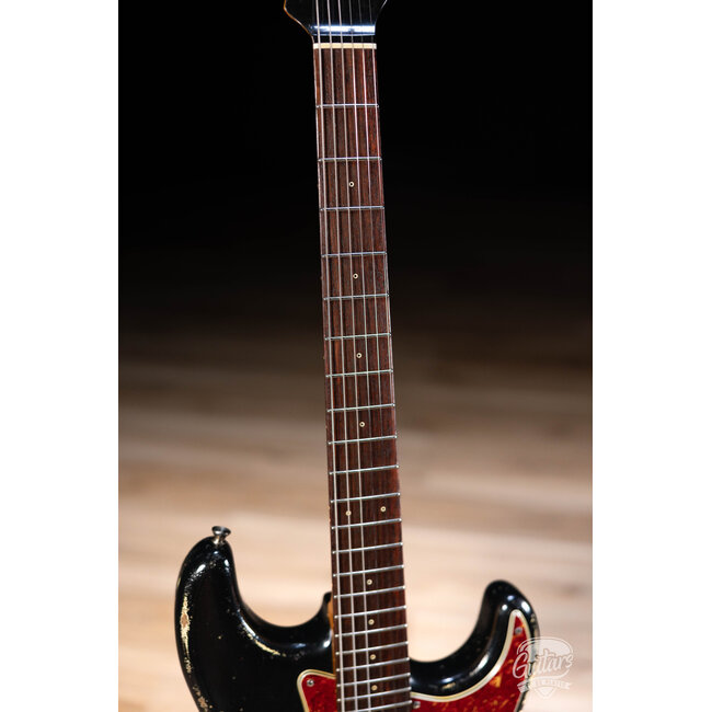 Shabat Lynx HSS Alder S-Style w/ Rosewood & Lollar Specials/HB – Black/Cream