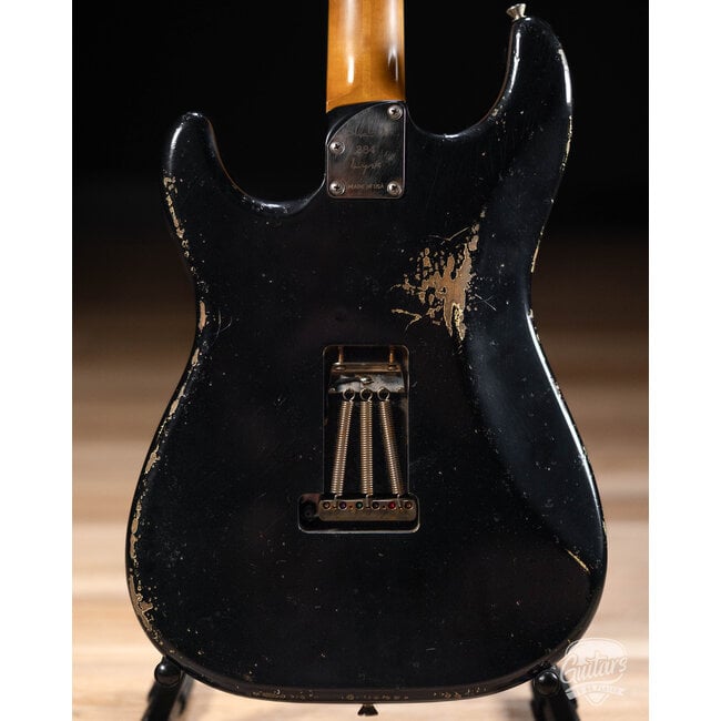 Shabat Lynx HSS Alder S-Style w/ Rosewood & Lollar Specials/HB – Black/Cream