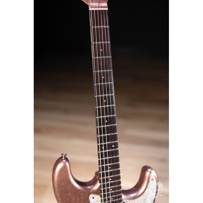 Shabat Lynx SSS Alder S-Style w/ Rosewood & Lollar '64s – Aged Champagne Sparkle
