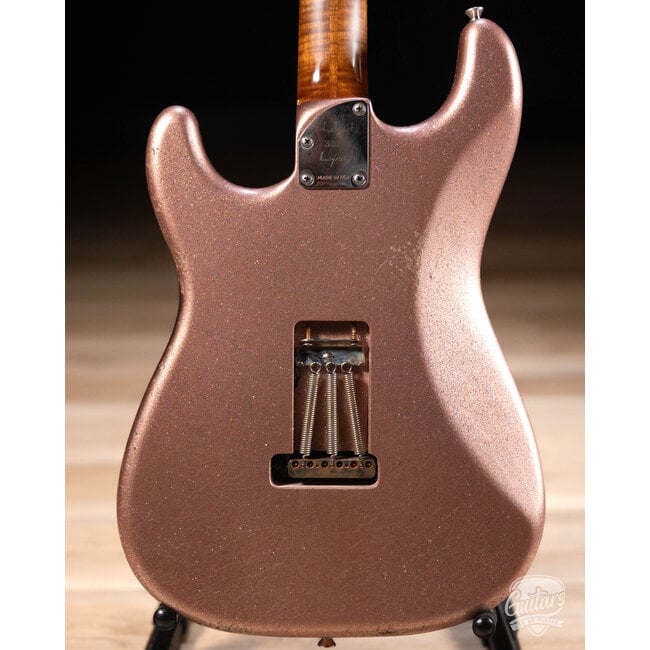 Shabat Lynx SSS Alder S-Style w/ Rosewood & Lollar '64s – Aged Champagne Sparkle