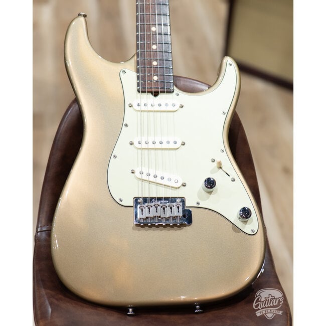 2002 Tom Anderson Classic SSS Alder Guitar w/ Gig Bag – Shoreline Gold