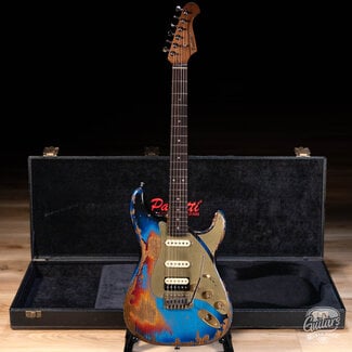 Paoletti Paoletti Alfa Loft HSS Ebony Fretboard “Stratospheric” S-Style – Heavy Deep Blue