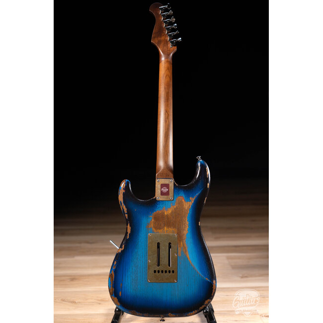 Paoletti Alfa Loft HSS Ebony Fretboard “Stratospheric” S-Style – Heavy Deep Blue