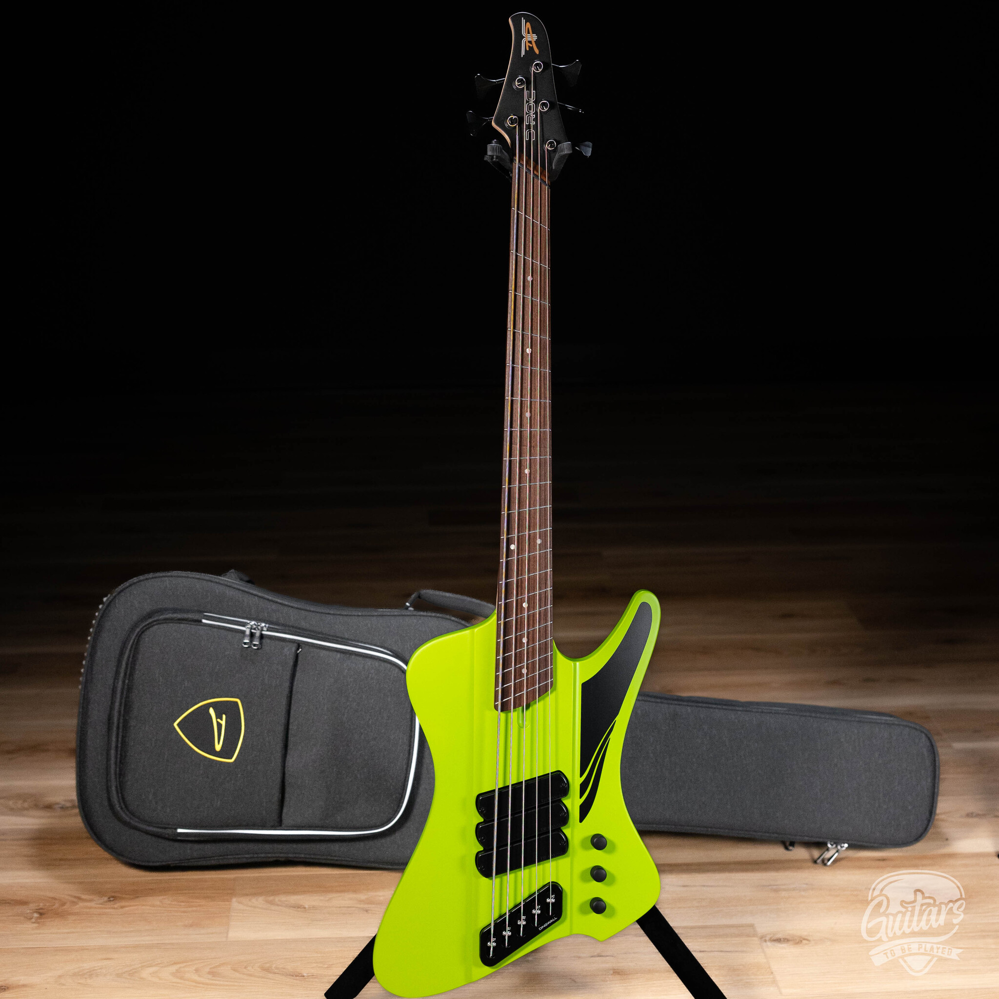 Dingwall D-ROC Standard 5-String Bass – Matte Ferrari Green
