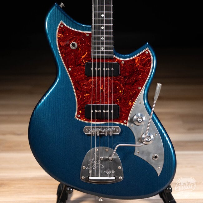 Novo Custom Serus J Guitar w/ Fralin P-90s & Ebony FB – Lake Como Blue