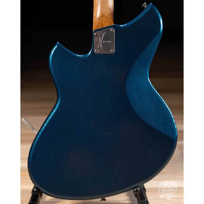 Novo Custom Serus J Guitar w/ Fralin P-90s & Ebony FB – Lake Como Blue