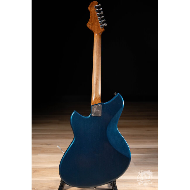 Novo Custom Serus J Guitar w/ Fralin P-90s & Ebony FB – Lake Como Blue