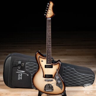 Novo Novo Custom Serus J Guitar w/ Fralin P-90s & Neck Binding – Toasted Marshmallow