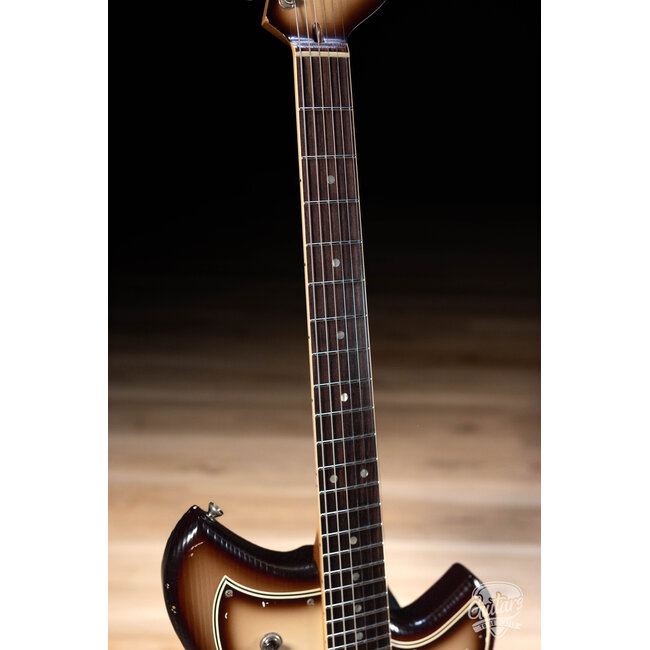 Novo Custom Serus J Guitar w/ Fralin P-90s & Neck Binding – Toasted Marshmallow