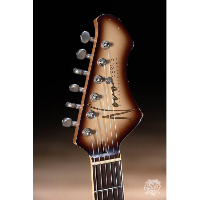 Novo Custom Serus J Guitar w/ Fralin P-90s & Neck Binding – Toasted Marshmallow