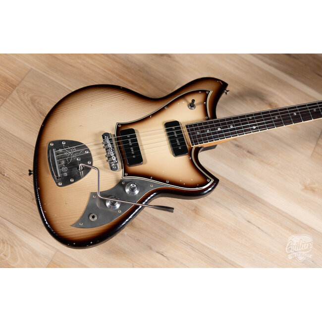 Novo Custom Serus J Guitar w/ Fralin P-90s & Neck Binding – Toasted Marshmallow