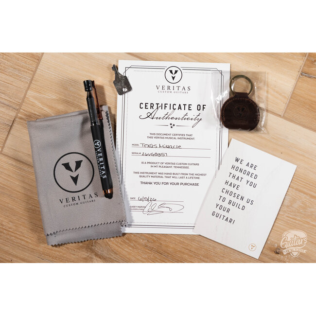 Veritas Texas Miracle Alder Double Bound T-Style – Custom Color Nitro Relic