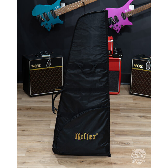 Used Killer Exploder II Akira Takasaki Maple Guitar w/ Bag – Pearl White