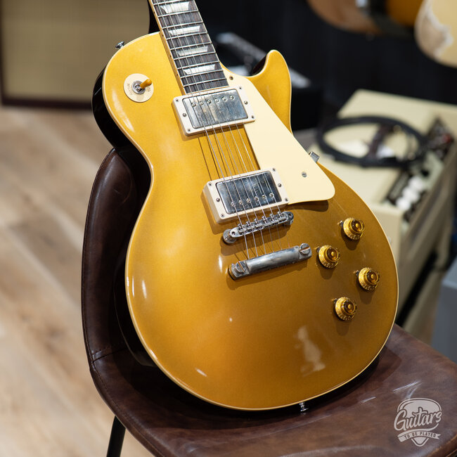 2024 Gibson Custom Shop Les Paul Reissue 1957 R7 w/ Case – Gold Top Darkback
