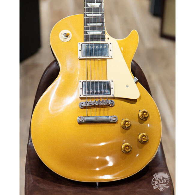 2024 Gibson Custom Shop Les Paul Reissue 1957 R7 w/ Case – Gold Top Darkback