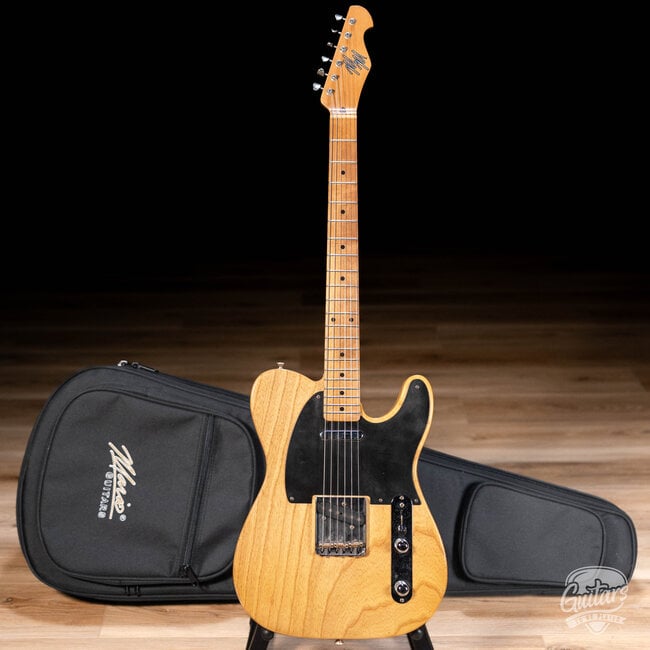 Mario Martin Guitars T-Style w/ 1-pc Swamp Ash Body & Lollar PUs – Vintage Amber