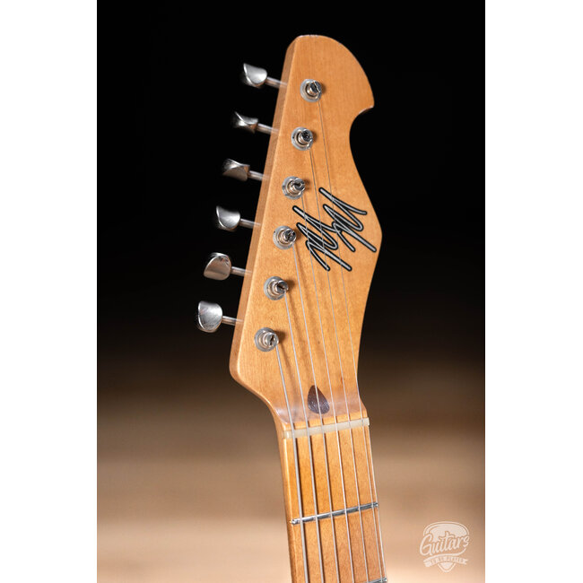 Mario Martin Guitars T-Style w/ 1-pc Swamp Ash Body & Lollar PUs – Vintage Amber