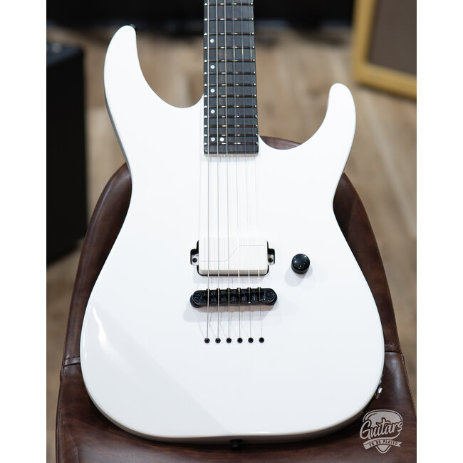 ESP E-II M-I NT Neck Thru Fishman Guitar w/ Case – Snow White (B-stock)