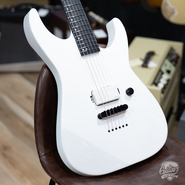 ESP E-II M-I NT Neck Thru Fishman Guitar w/ Case – Snow White (B-stock)