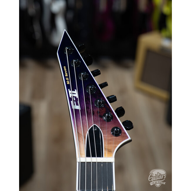 ESP E-II M-II 7 NT Bare Knuckle 7-String w/ Case – Purple Natural Fade (B-Stock)
