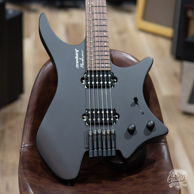 Strandberg Boden Essential 6 Headless Guitar – Black Granite (B-stock)