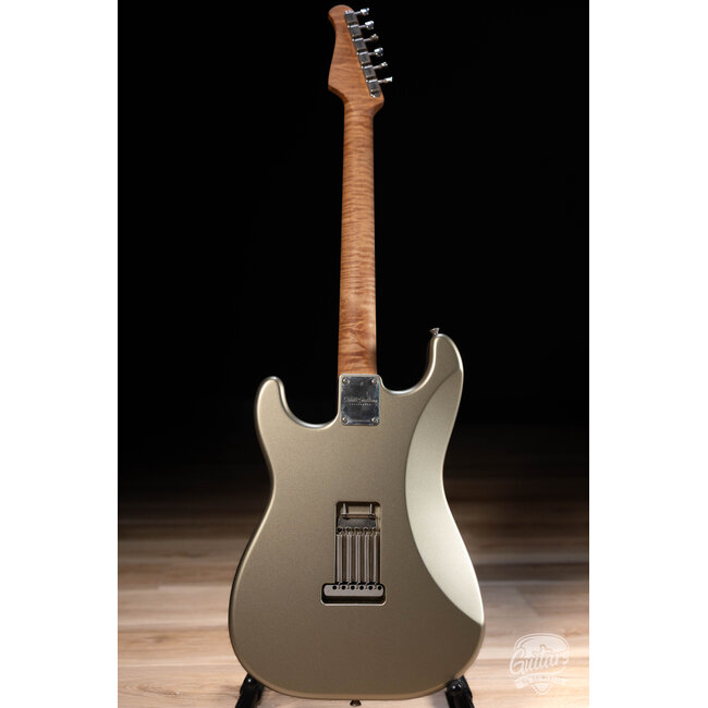 Xotic XSC-2 Alder HSS S-Style w/ Flame Maple & Rosewood –Champagne Gold Metallic