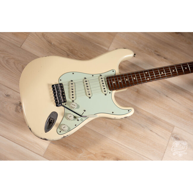 Xotic XSC-1 Alder S-Style w/ Flame Maple and Rosewood – Vintage White