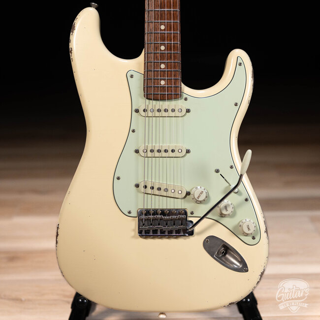 Xotic XSC-1 Alder S-Style w/ Flame Maple and Rosewood – Vintage White