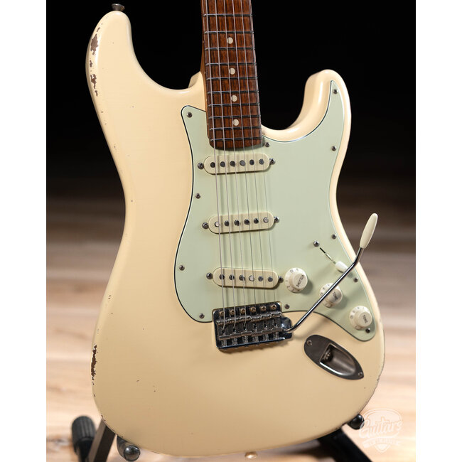 Xotic XSC-1 Alder S-Style w/ Flame Maple and Rosewood – Vintage White