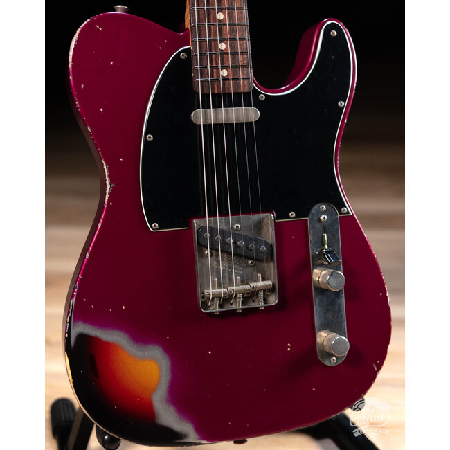 Xotic XTC-1 Alder T-Style w/ Flame Maple Neck & Rosewood – Candy Violet / 3TSB