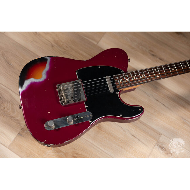 Xotic XTC-1 Alder T-Style w/ Flame Maple Neck & Rosewood – Candy Violet / 3TSB