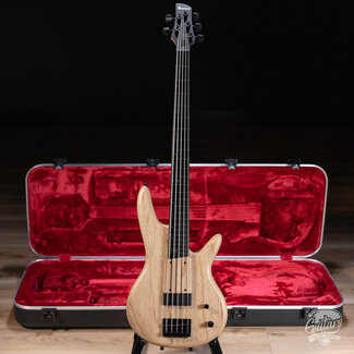 Ibanez Guitars Ibanez GWB1005NTF Gary Willis Signature Fretless 5-String – Flat Natural