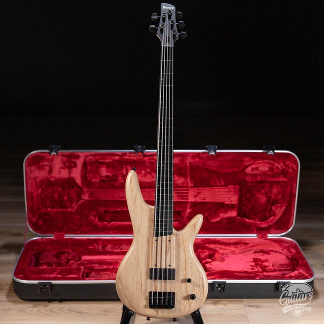 Ibanez GWB1005NTF Gary Willis Signature Fretless 5-String – Flat Natural