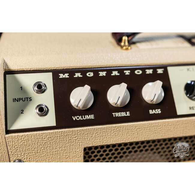 Magnatone Kingston 12W 1x12” Combo Amp w/ Reverb – Blonde w/ Oxblood