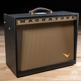 Magnatone Amplification Magnatone Kingston 12W 1x12” Combo Amp w/ Reverb – Black w/ Brown Grill
